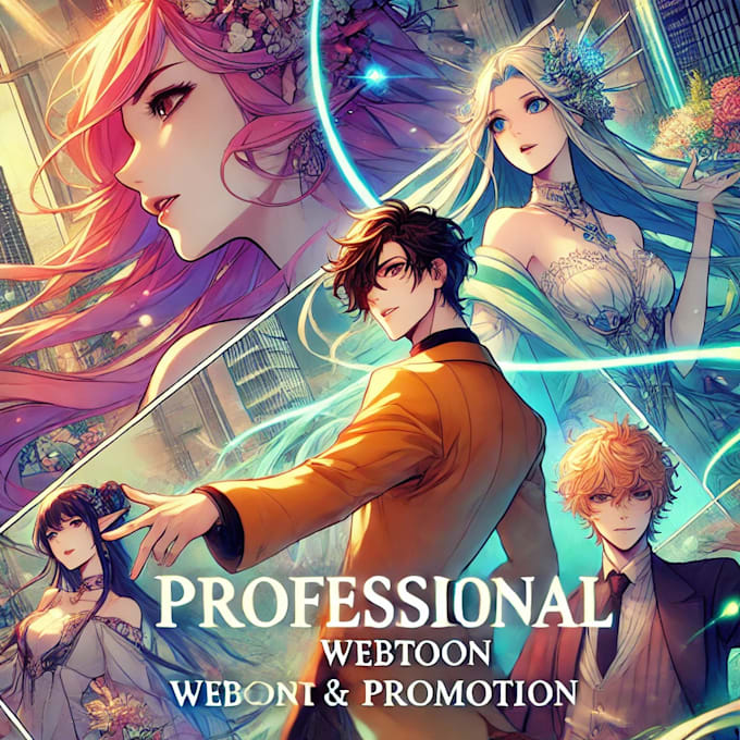 Gig Preview - Create a professional webtoon, webtoon promotion, webtoon comics