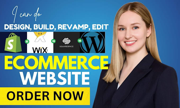 Bestseller - redesign design clone wix site fix revamp wix wordpress shopify squarespace