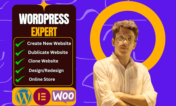 Gig Preview - Design, create, clone, revamp wordpress ecommerce, woocommerce website