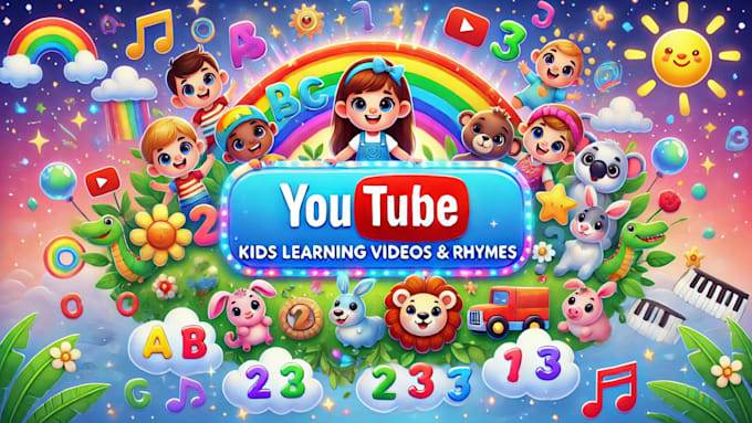 Bestseller - create kids learning videos, rhymes, kids video, nursery rhymes