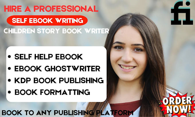 Gig Preview - Be ebook writer ghostwriter kindle ebook amazon KDP ghost book writer ebook