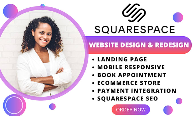 Gig Preview - Squarespace website redesign, squarespace website design squarespace development