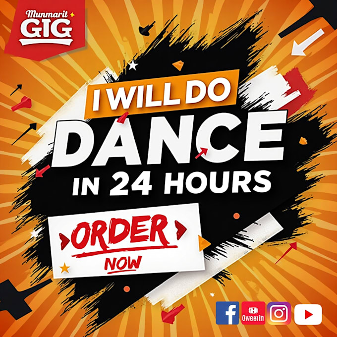 Gig Preview - Create tiktok dance video with my friends for your music