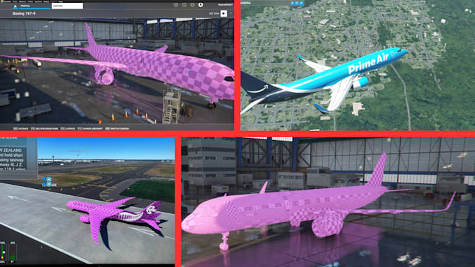 Gig Preview - Do a plane repaint for microsoft flight simulator x