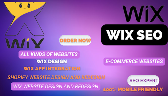 Bestseller - create you a wix website redesign modern responsive site