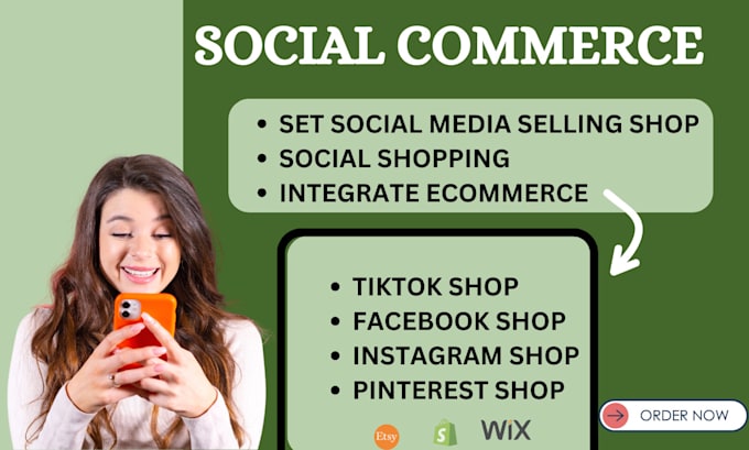 Gig Preview - Do social commerce setup facebook instagram pinterest tiktok shop setup and ads