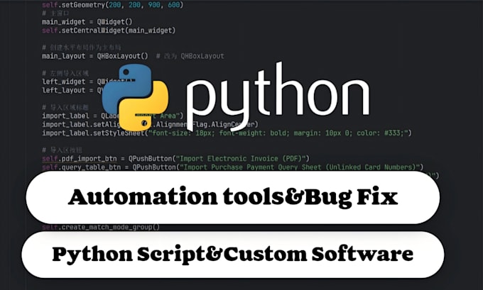 Gig Preview - Write python scripts,automate tools,desktop software