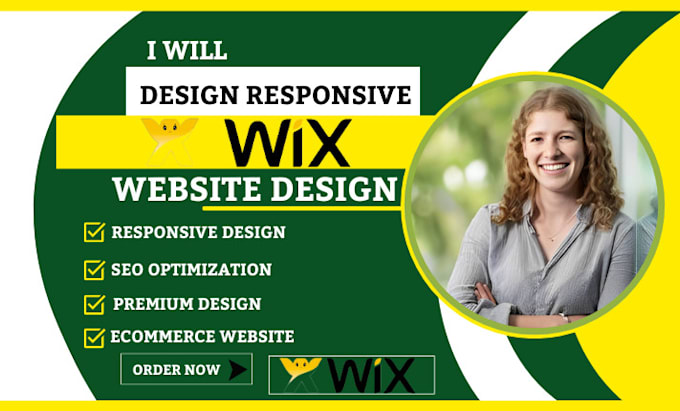 Gig Preview - Build wix website design, redesign and create ecommerce wix website development