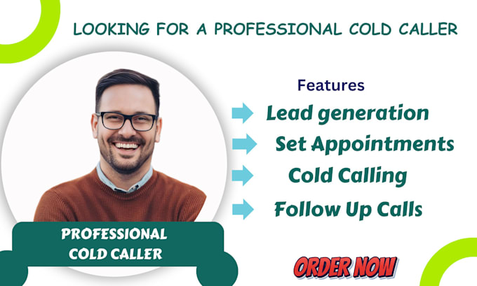 Gig Preview - Do b2b cold calling and appointments settings for you