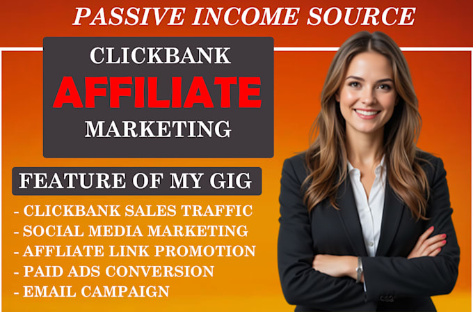 Gig Preview - Websites affiliate link promotion amazon email marketing