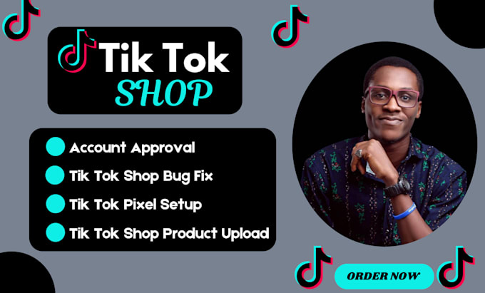 Gig Preview - Do tik tok shop manager, tik tok shop ads, tik tok shop dropshipping