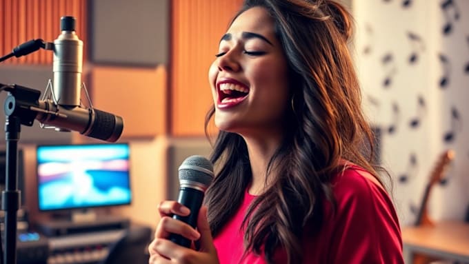 Gig Preview - Be your professional female singer for pop, indie, edm song