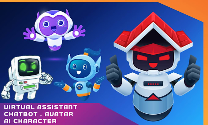 Bestseller - design 2d robot character  or mascot