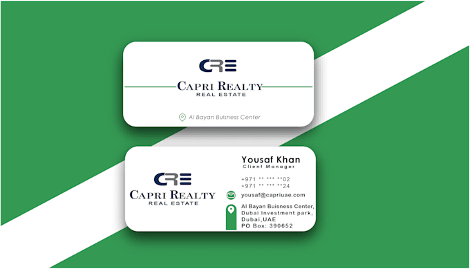 Gig Preview - Design a professional and modern business cards for you