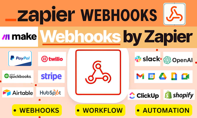 Gig Preview - Setup zapier automation integromat make com webhooks API integration airtable