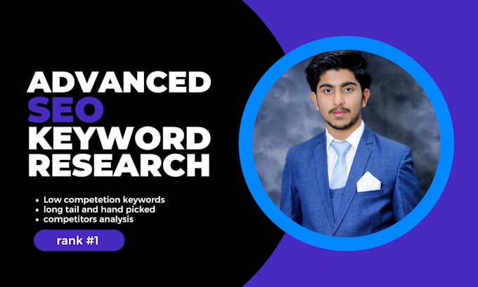 Gig Preview - Do in depth keyword research long tail phrases SEO strategy and ranking