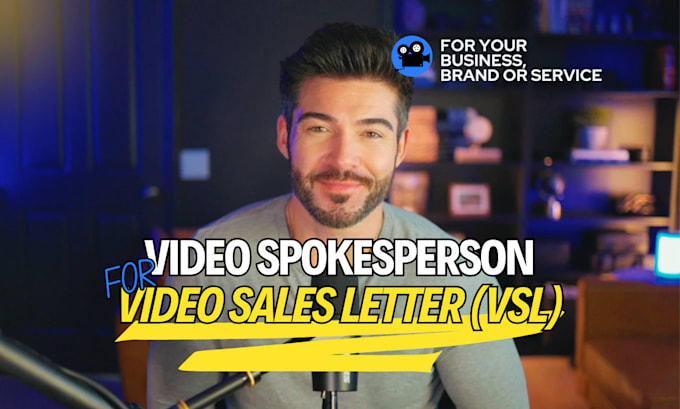 Gig Preview - Be your natural video spokesperson for raw vsl video sales letter