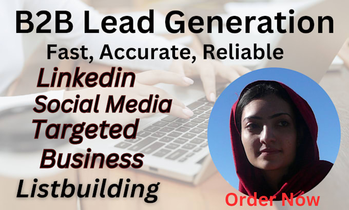 Gig Preview - Do b2b lead generation, linkedin prospecting, and email list building