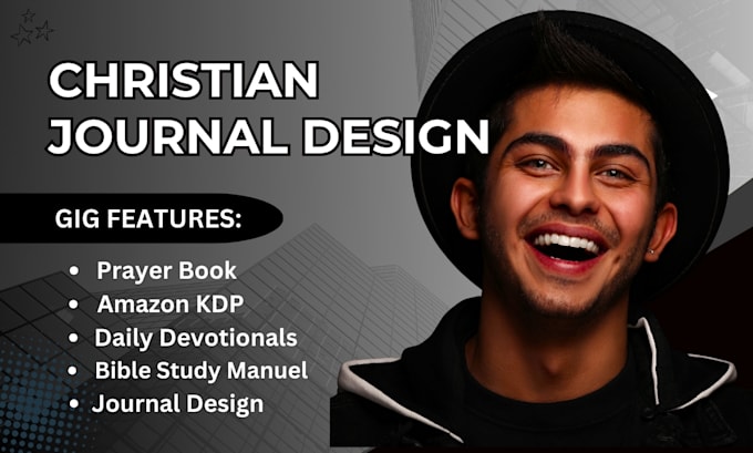 Gig Preview - Design christian ebook prayer journal, journal design daily devotional on canva