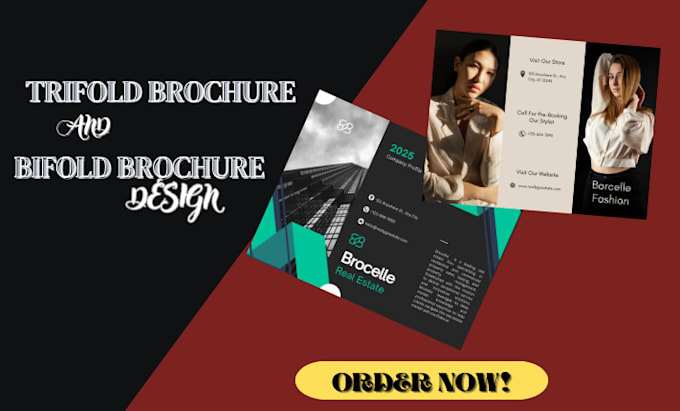 Gig Preview - Design custom bifold trifold digital medical brochure for online marketing