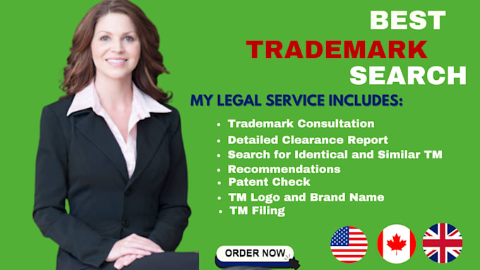 Gig Preview - Perform trademark search and trademark registration USA