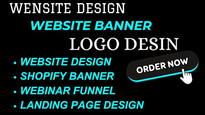 Gig Preview - Do banner for your website, website design