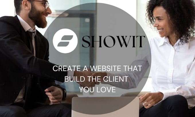 Gig Preview - Create a professional showit website, showit template, showit, on page seo