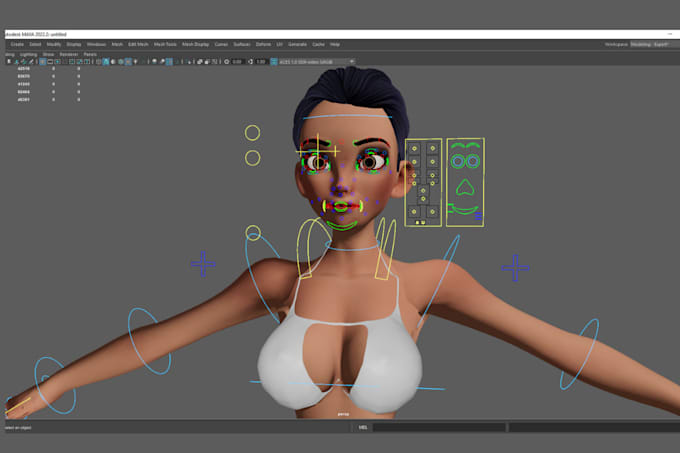 Gig Preview - 3d character rigging, 3d character modelling rigging, 3d sfm model, rig 3d nsfw