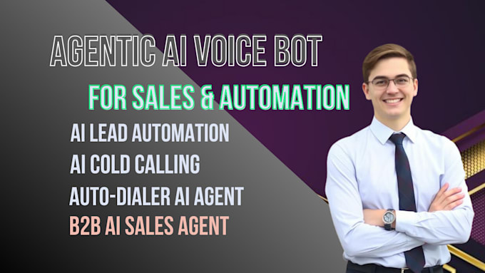 Gig Preview - Build ai b2b voice sales caller agent ivr crm auto dialer appointment booking