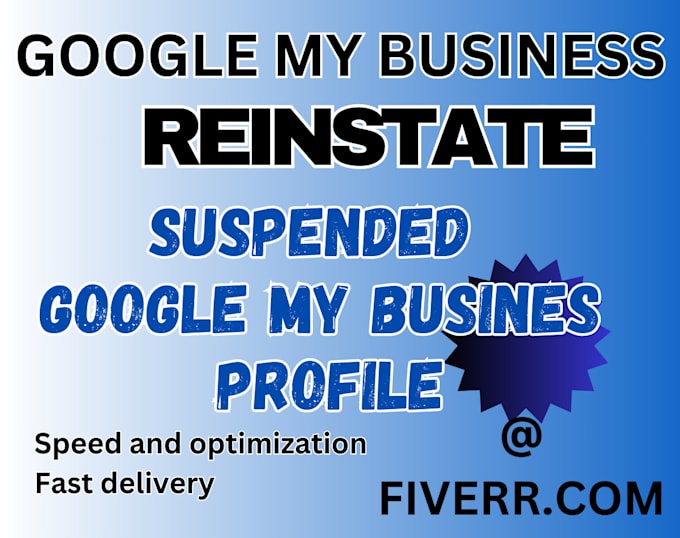 Bestseller - appeal unsuspend google my business profile