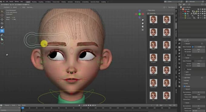 Gig Preview - Ue5 face rig,face expressions,arkit54,rig3d for wonder dynamic, mixamo,robot rig