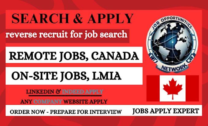 Gig Preview - Apply for lmia job with work permit, job offer letter visa in canada, research