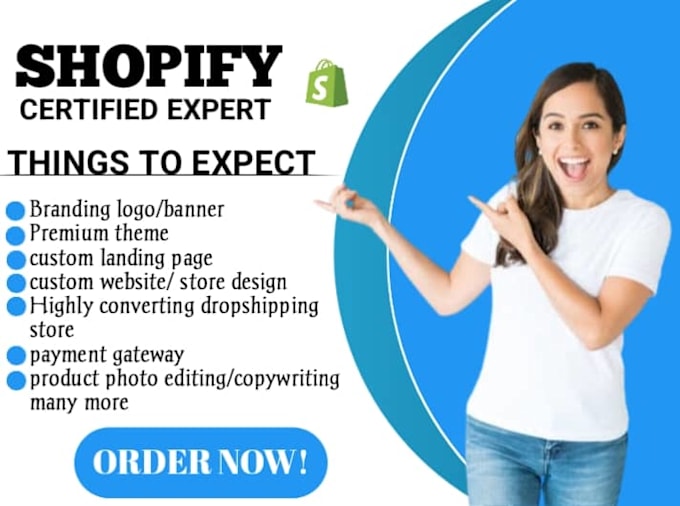 Gig Preview - Be your shopify manager shopify expert shopify marketing to boost shopify sales