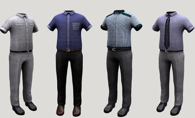 Gig Preview - Make 3d second life model, realistic fashion 3d clothing design and rig it