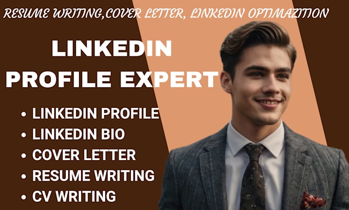 Gig Preview - Write linkedin profile, resume writing and optimization, creative writing