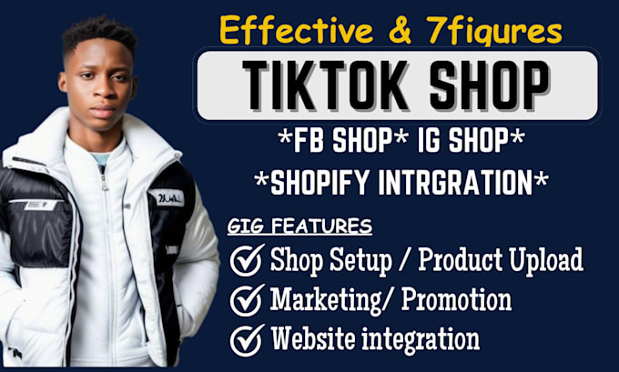 Bestseller - do tik tok shop setup, tiktok shop, tiktok ads, instagram ads, facebook shop