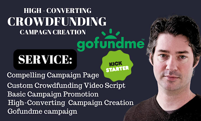 Bestseller - create a high converting crowdfunding campaign and promotion for gofundme