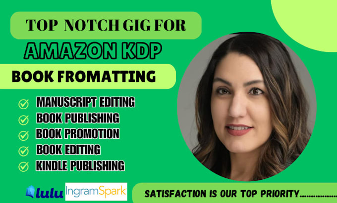 Gig Preview - Do your french book formatting for amazon kindle  publishing KDP book publishing