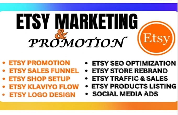 Gig Preview - Boost etsy traffic and sales, organic etsy shop promotion and shopify promotion