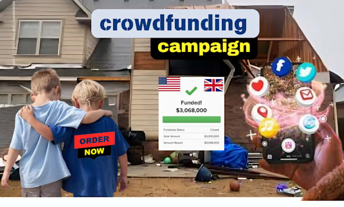 Bestseller - do crowdfunding campaign promotion kickstarter, indiegogo, gofundme to USA donor