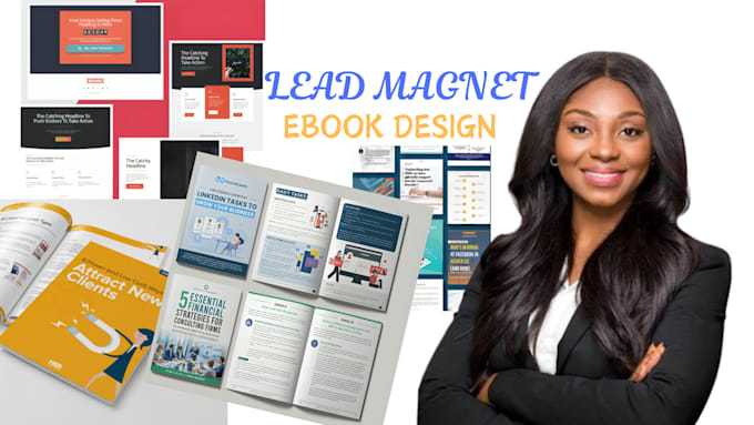 Gig Preview - Format and design ebooks, layout design and pdfs workbooks lead magnets in canva