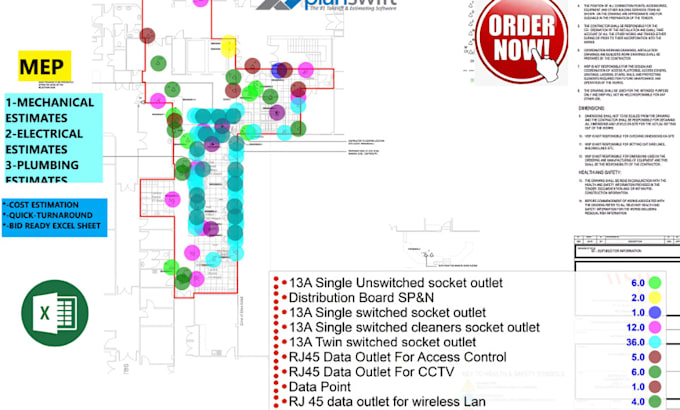 Gig Preview - Do electrical design, mep, plumbing and blueprint for permit