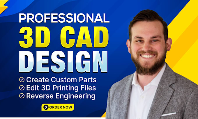 Gig Preview - Provide 3d cad modeling and product design using solidworks