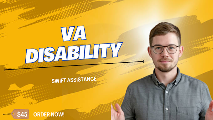 Gig Preview - Do va disability virtual assistant, claims, benefits and research help