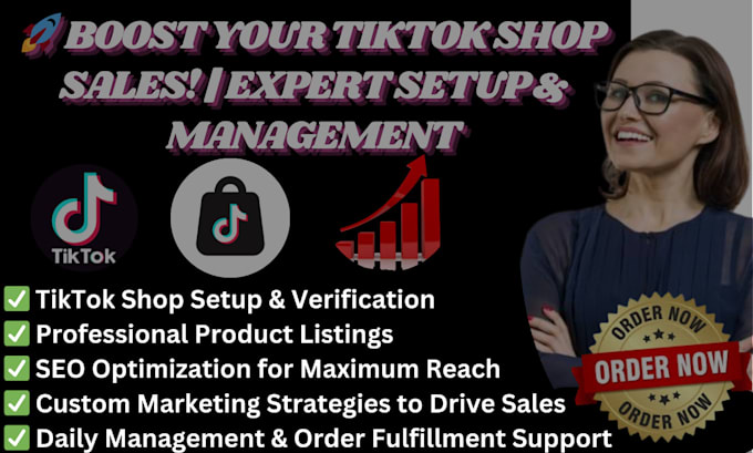 Bestseller - setup tik tok shop tiktok marketing  tik tok video ads and dropshipping ads