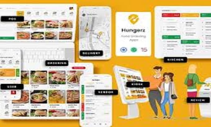 Gig Preview - Develop food delivery app, grocery app, zomato clone, nfc in restaurant