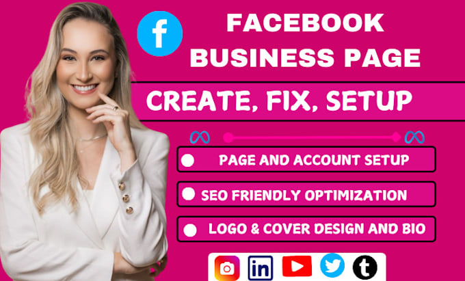 Bestseller - do facebook business page create and setup, fb fan page, social media setup