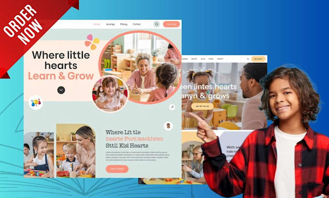 Bestseller - design a website for your preschool nusery daycare kindergarten