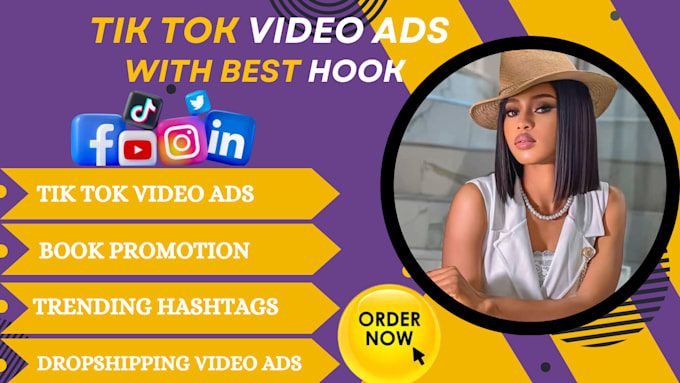 Gig Preview - Create dropshipping tik tok video ads promotional video ads on booktok tiktok