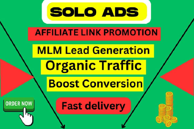 Gig Preview - Viral solo ads USA campaign MLM leads affiliate email marketing click bank link